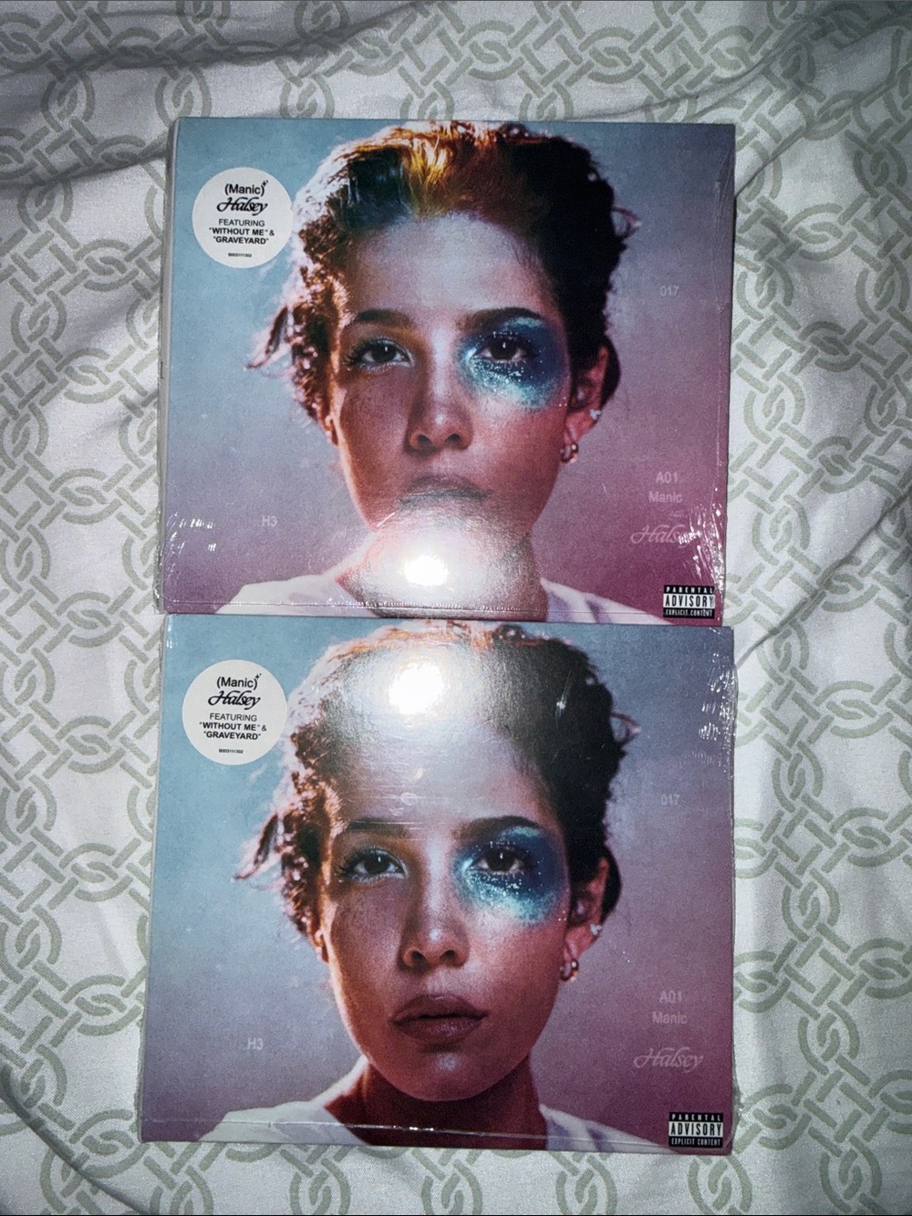 Halsey - Manic CD Album (Pink & Blue Cover). Set of 2